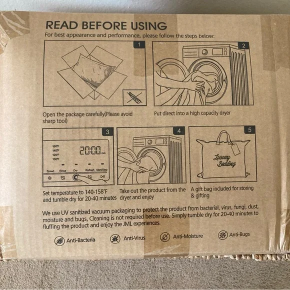 Marry Home Confort 3 Pices Set | New on Box | Size King - Picture 7 of 10